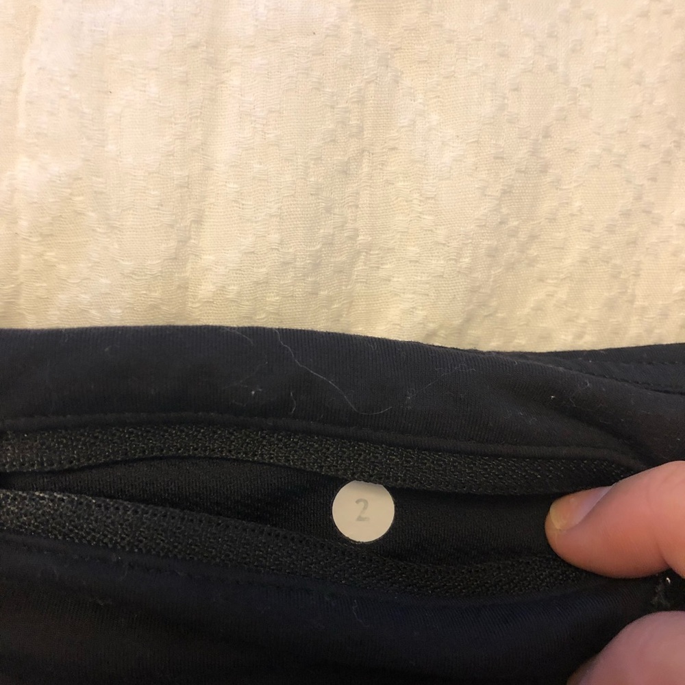 Lululemon black speed shorts